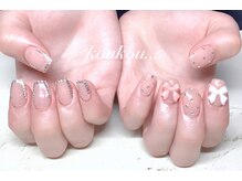 クク(koukou)/リボン　ストーン