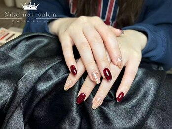 ニコ 銀座本店(Niko)/クリスマス/冬ネイル/ツイード