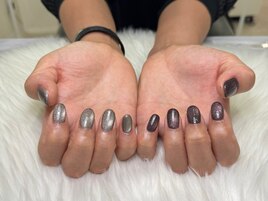 ブラウン×ネイビーマグネット