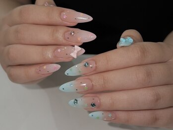 ジェミーネイル シンサイバシ(Jemiy nail shinsaibashi)の写真/長さ出しで叶える理想の美フォルム♪韓国・Y2K・ウィッシュコアまで幅広く対応してます☆［心斎橋/Y2K］