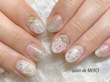 サロン ド メルシー(Salon de MERCI)/人魚の鱗nail☆