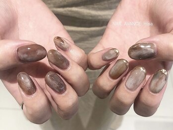 ネイル アヴァンス あべのルシアス店(Nail AVANCE.)/ニュアンスネイル 松村