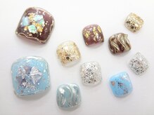 ネイルサロン クイール 小山店(NAIL SALON QUILL)/ミラー×シェルニュアンス