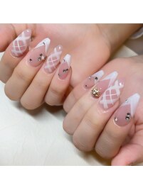 チェックネイル