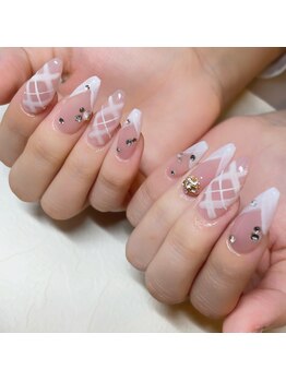 チェックネイル