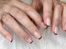 ドットミーバイシュエット(dot Me by chouette)/ボルドースキニーフレンチ