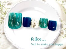 ネイルサロン フェリーチェ 東川口店(Felice)/【定額フットネイル】¥8500