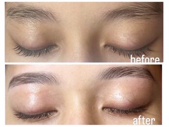 カマルスパラトゥ(KAMAL spa RATU)の写真/お顔の印象を大きく左右する重要なパーツはプロにお任せ☆骨格に合わせた黄金比でメイクのしやすい眉に♪