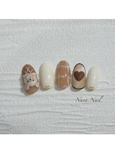 ナナネイル(Nana.Nail)/クマが可愛い♪3Dガーリーネイル