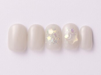 ジェミーネイル エビス(Jemiy nail ebisu)/シンプルスターラメ7780yen