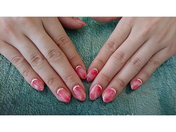 アンアント(An-ant)/タイダイ大理石ネイル