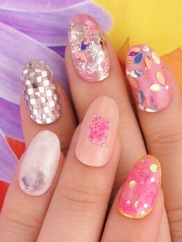 カラーズ 浜松店(colors)/春カラー×キラキラ(*´ω｀*)