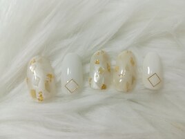 シェル＆金箔埋め込み