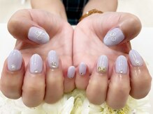 プルミエ ネイル(Premier Nail)/パステルラメ☆キャラモチーフ