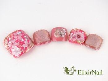 エリクサーネイル 五反田(Elixir Nail)/フット やり放題/クーポン使用