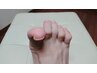 【uFuFoo+】男性にも人気の看護師がする◆ネイルケアと巻爪矯正(両足の親指)