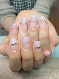 逆フレンチネイル