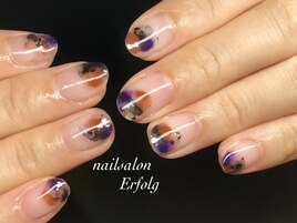 ブラック×パープルのニュアンス