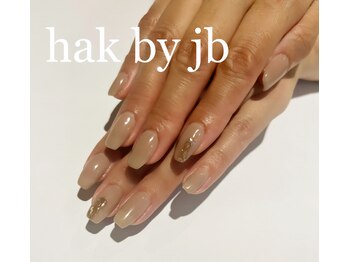 ハク ネイル バイジェービー 稲毛(hak nail byjb)/人気の１本アート¥6,980