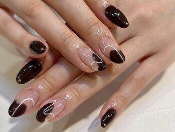 ネオリーブシェリエ 浅草店(Neolive cherie)/個性派ブラウンデザイン