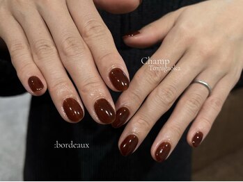 ボルドーワンカラー