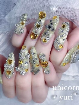 ユニコーン 大須(unicorn)の写真/推し活ネイルも大人気♪3Dパーツや持ち込みパーツもご対応◎推しに"可愛いネイル"をアピールしましょう★