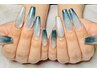 《長さ出し10本付き》ワンカラー＋グラデーション仕上げ　¥14,520→¥14,000