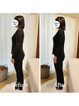 ラヴィフルリル(Ravi FleuRir)/骨盤美容整体の変化