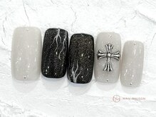 ネイルメゾン 池袋店(NAIL MAISON)/キラキラシルバークロム¥6980