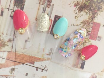 【B】シェルの敷きつめデザイン