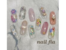ネイルフィア(Nail Fia)/シンプルデザイン定額シルバー　