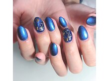 爪ソウシャイン(爪 SO SHINE)/夜空ネイル★