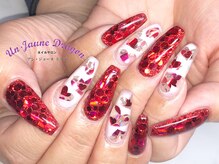 アン ジョーヌドラゴ/【ロングネイル】ハートくり抜き