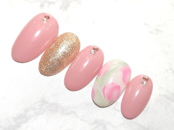 モアニ ヒロオ 渋谷店(MOANI Hiroo)/チューリップ上品アート