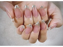 シーネクシル(C-NEXIL)/お客様ネイル【ガラスフレンチ】