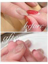 ジル アイラッシュアンドネイル(Jill)/☆ネイル補修☆