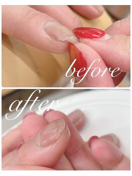 ジル アイラッシュアンドネイル(Jill)/☆ネイル補修☆