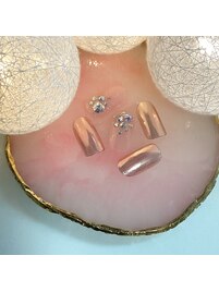 定額¥6500 ミラーネイル