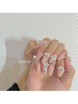 バベル 京橋店(Babel)/ツイードネイル ¥8000+追加