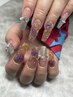 【スカルプ】持ち込み◎210分10本アート＆パーツ付け放題¥15500