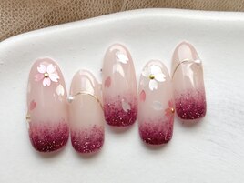 桜フラッシュネイル