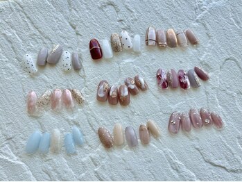 レイネイル レイアイ はません店(RAY NAIL ray eye)の写真/トレンド～シンプル上品までデザイン豊富◎ 本物志向のあなたに！季節に合わせた最旬デザイン多数ご用意★