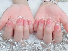 エガオネイルサロン 池袋店(EGAO NAIL SALON)/チークマグネットフレンチ