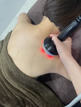 スパチャーレ(Spa ciare)の写真/癒されながら華奢見えに♪【上半身集中フォースカッター痩身＋漢方温熱泥湿布★60￥8980】結果◎