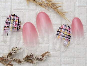 ネイルズガッシュ 蒲田東口店(NAILsGUSH)/*ガーリーツイード*