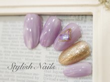 スタイリッシュネイルズ(Stylish Nails)/パープルシェルパーツ