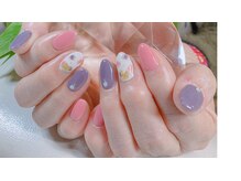 ネイル コーラル ハート(Nail Coral Heart)の雰囲気（キャンペーンネイル♪6,600円　片手にアート1本程度です！）