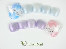 エリクサーネイル 神田(Elixir Nail)/フット やり放題 / クーポン使用