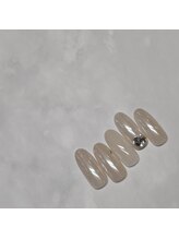 Mネイルアンドカフェ シェレステ/シンプルキラキラ