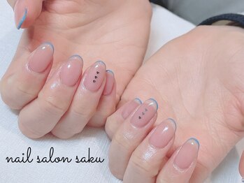 サク(saku)/スキニーフレンチ/ハートホロ